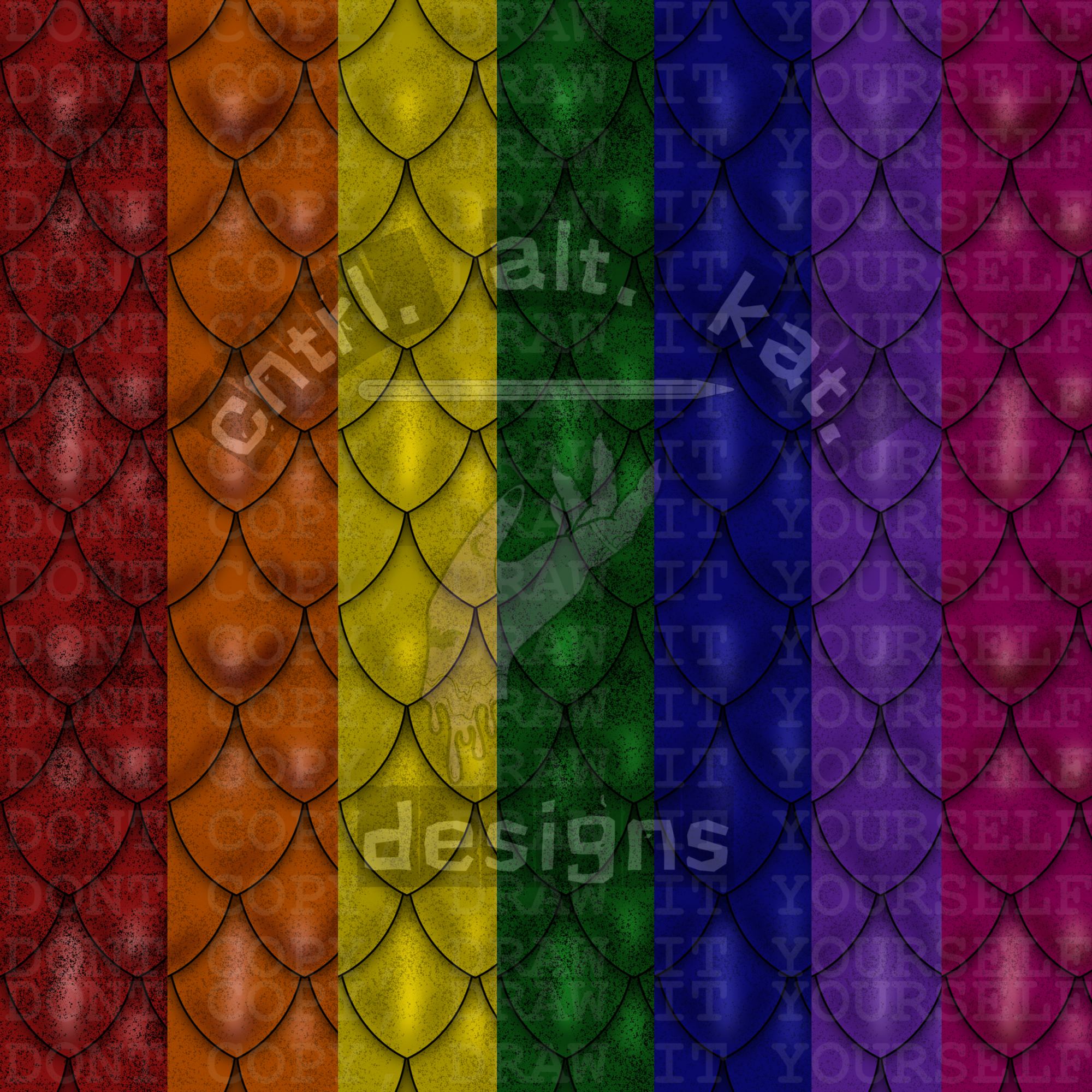 Dragon Scales Seamless Files
