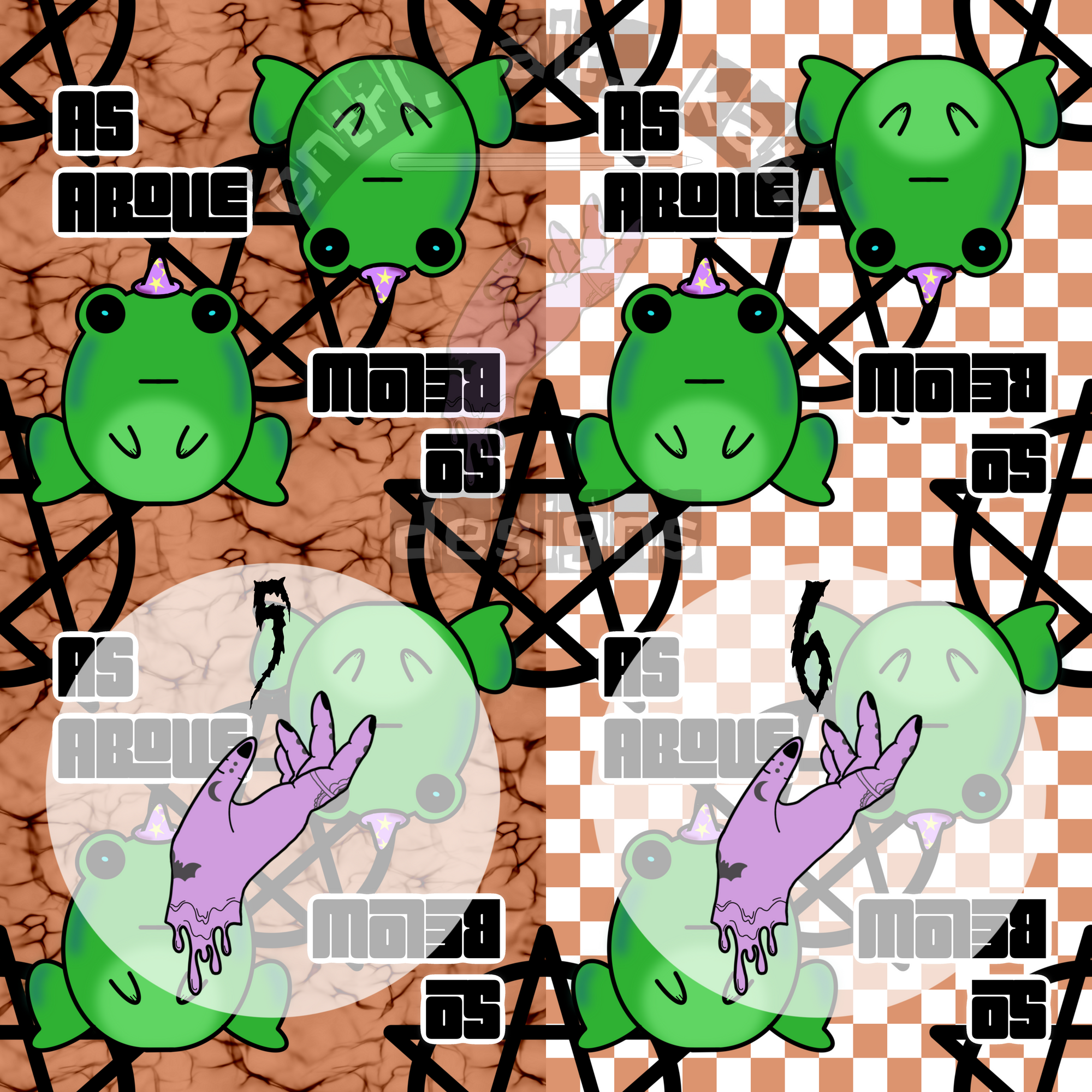 As Above, So Below Seamless File - Exclusive Colorways