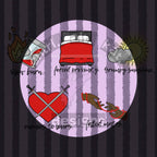 Bookish Coffin Patchwork Seamless Files
