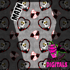 Art Hearts Seamless & PNG