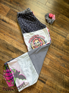 Pink Upcycle Pants & Matching Scrunchie - Size 16