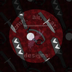 Bookish Coffin Patchwork Seamless Files