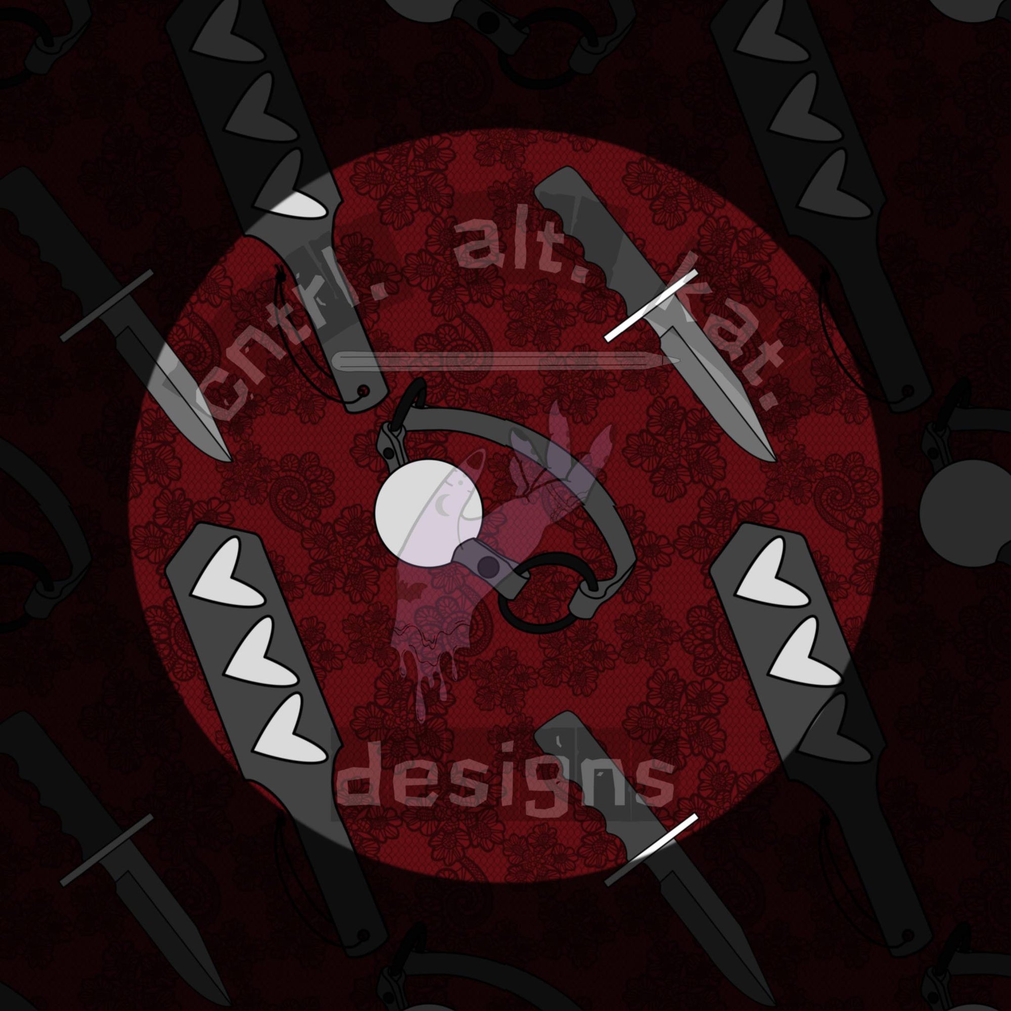 Bookish Coffin Patchwork Seamless Files
