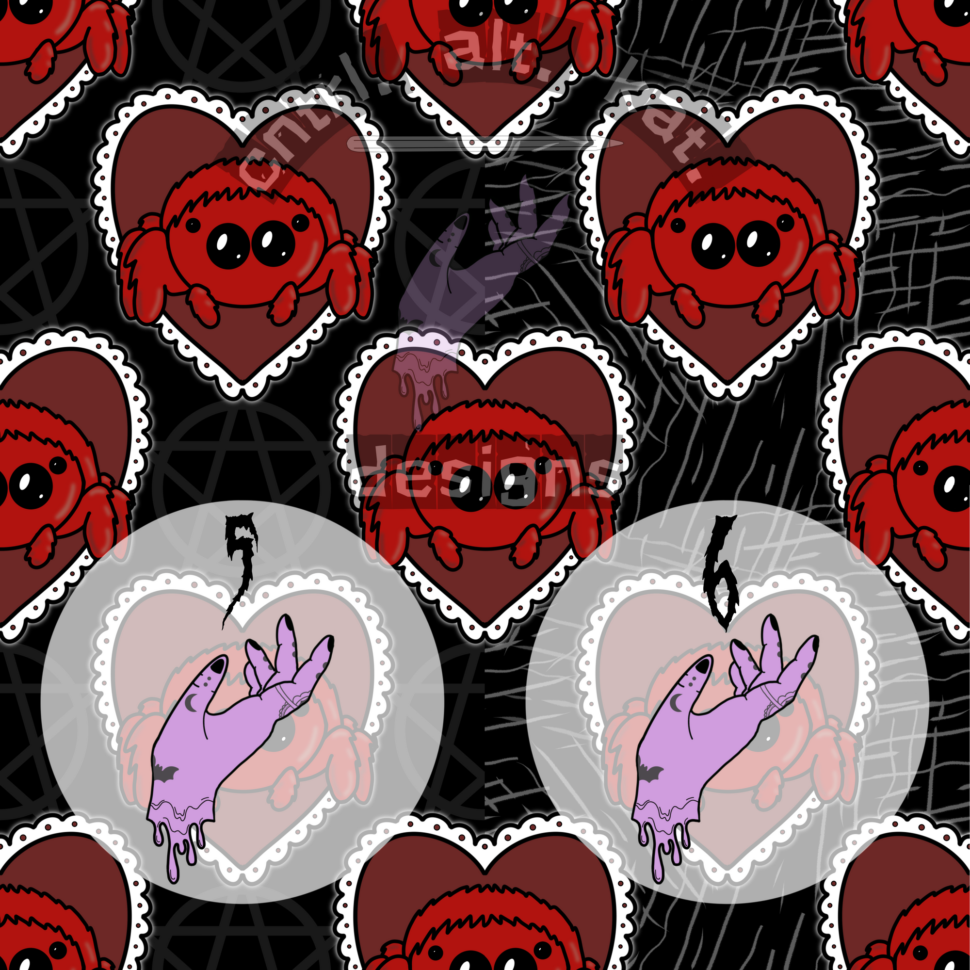 Cutesy Spidey Seamless File - Exclusive Colorways