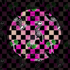 Skeleton Flamingos Seamless Files