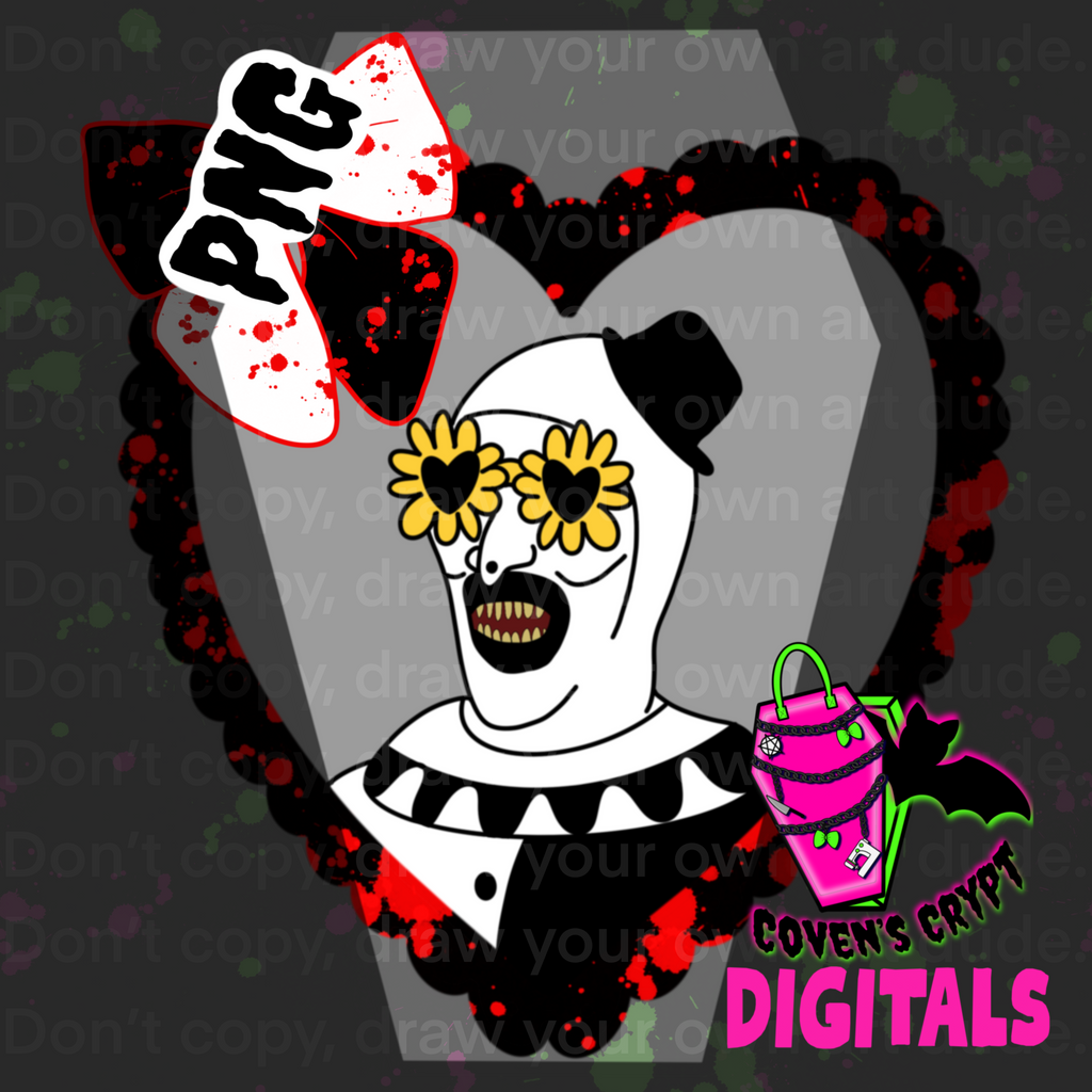 Art Hearts Seamless & PNG