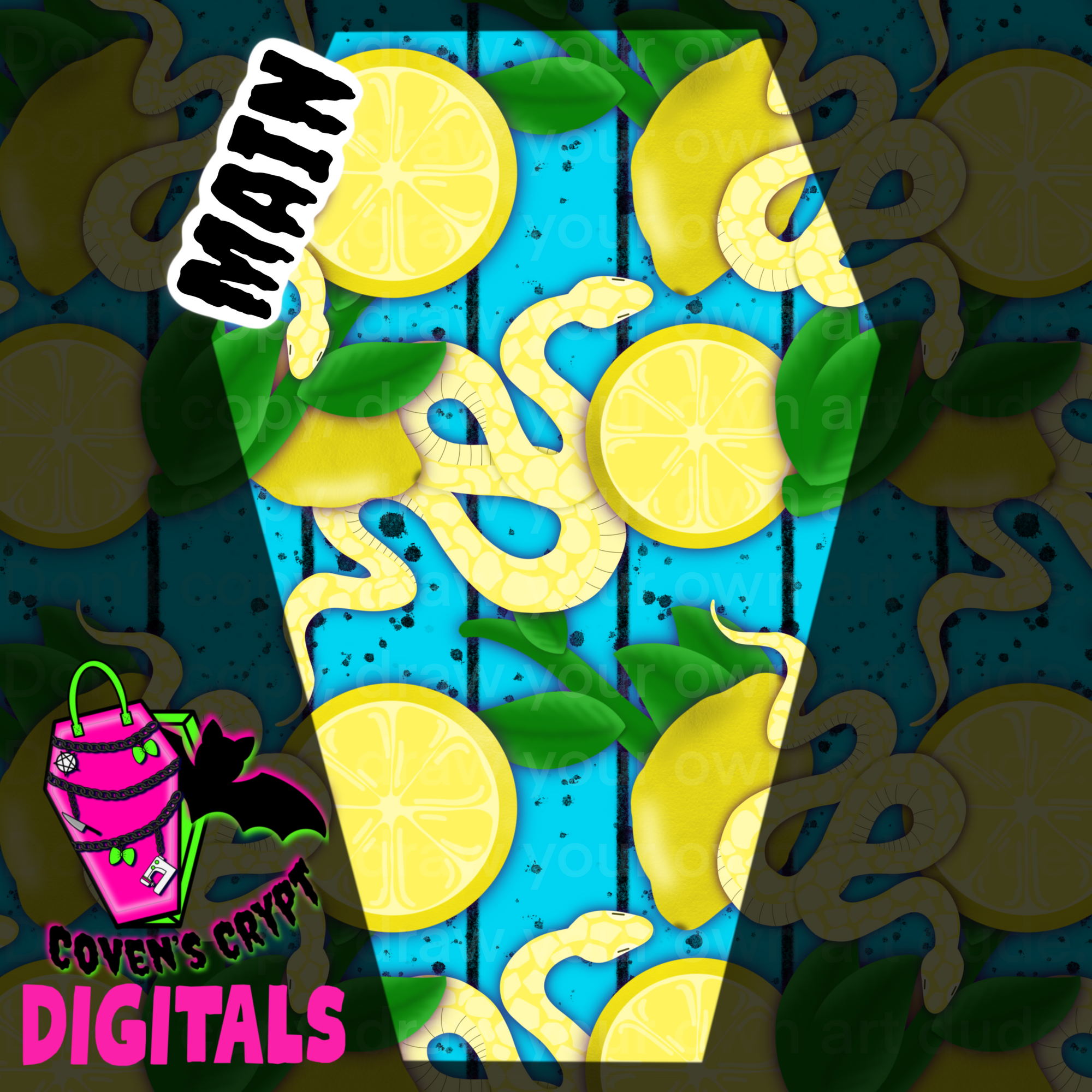Lemon Snakes Seamless File