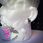 Skeleton Flamingo Earrings