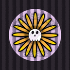 Sunflower Skulls Seamless Files