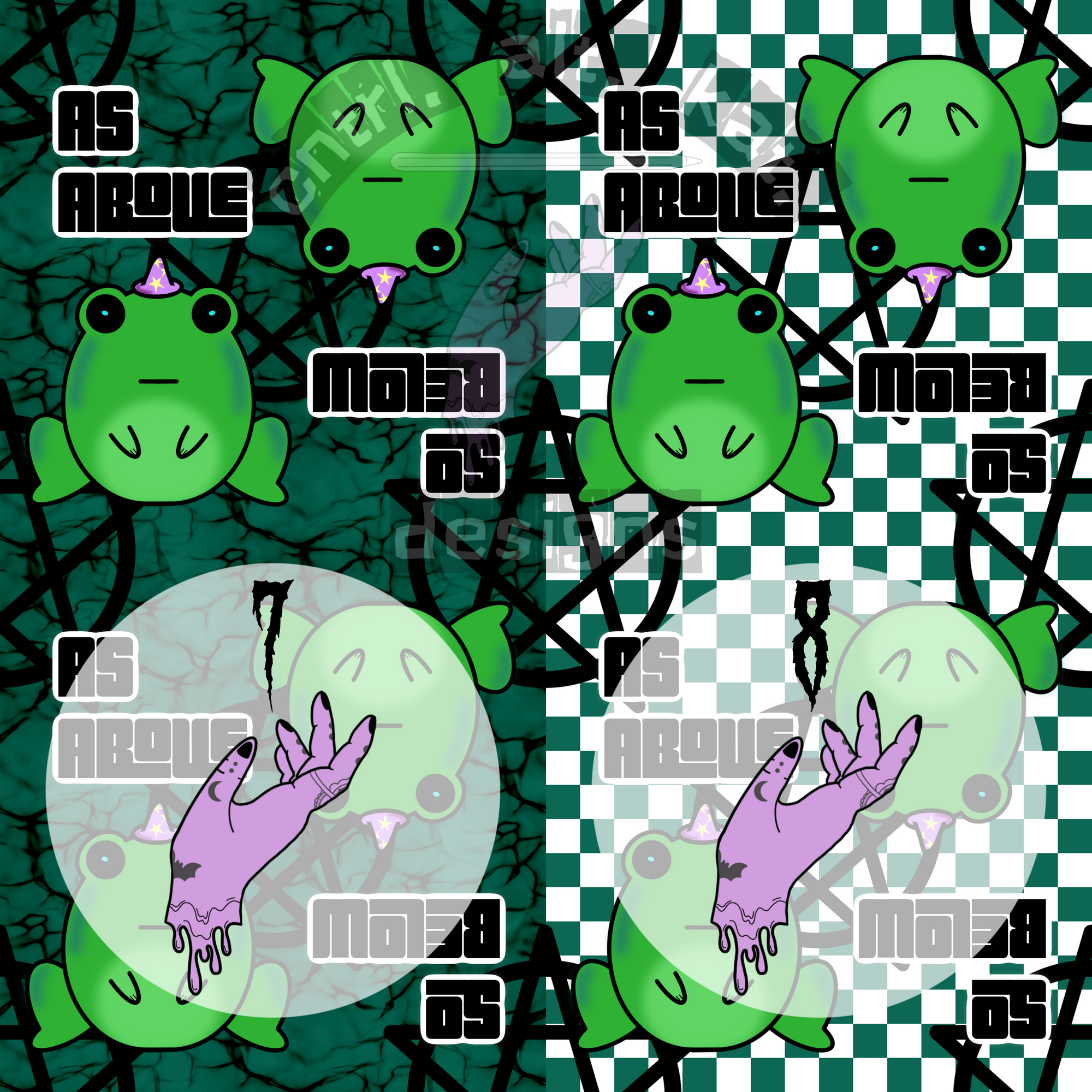 As Above, So Below Seamless File - Exclusive Colorways