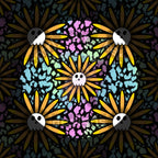 Sunflower Skulls Seamless Files