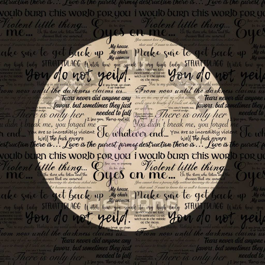 Bookish Coffin Patchwork Seamless Files