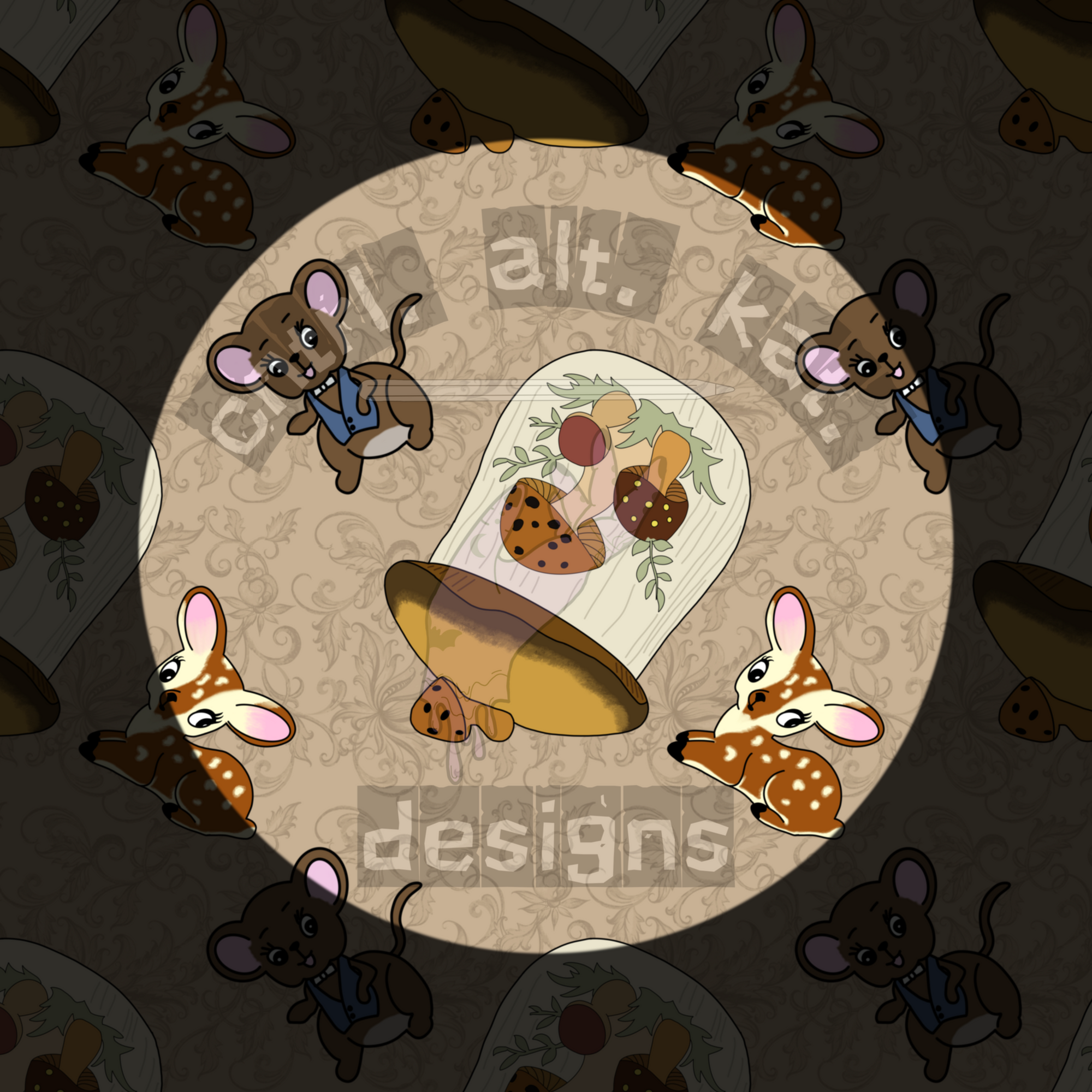 Grandmacore Coffin Patchwork Seamless Files