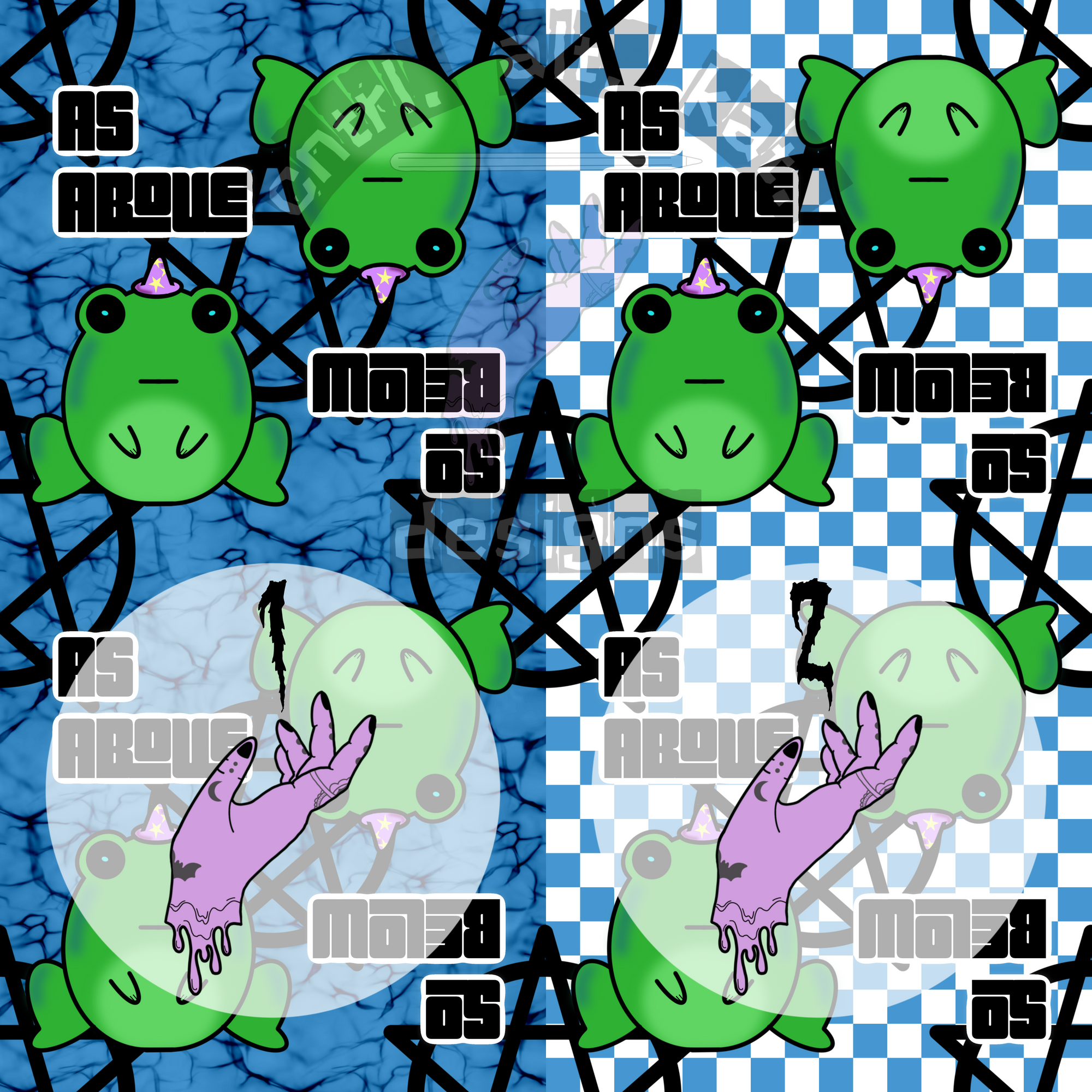 As Above, So Below Seamless File - Exclusive Colorways