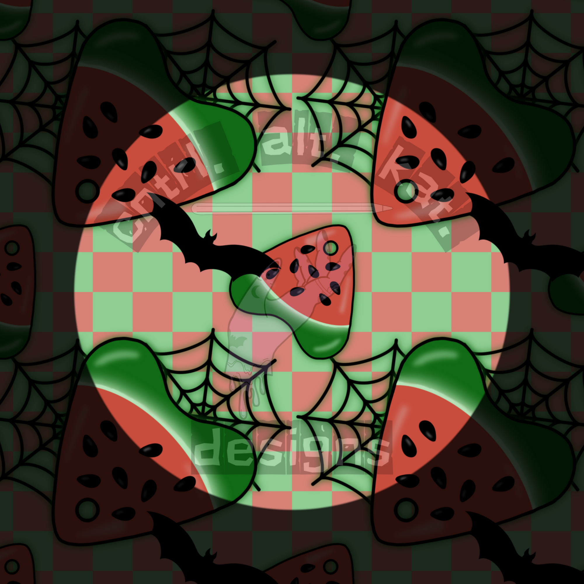 Watermelon Planchettes Seamless Files