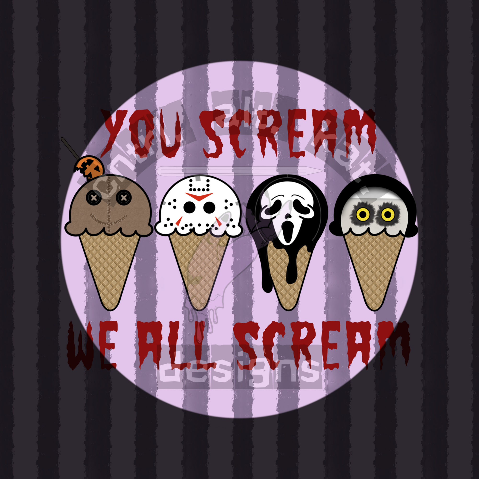 Horror Cones Seamless Files