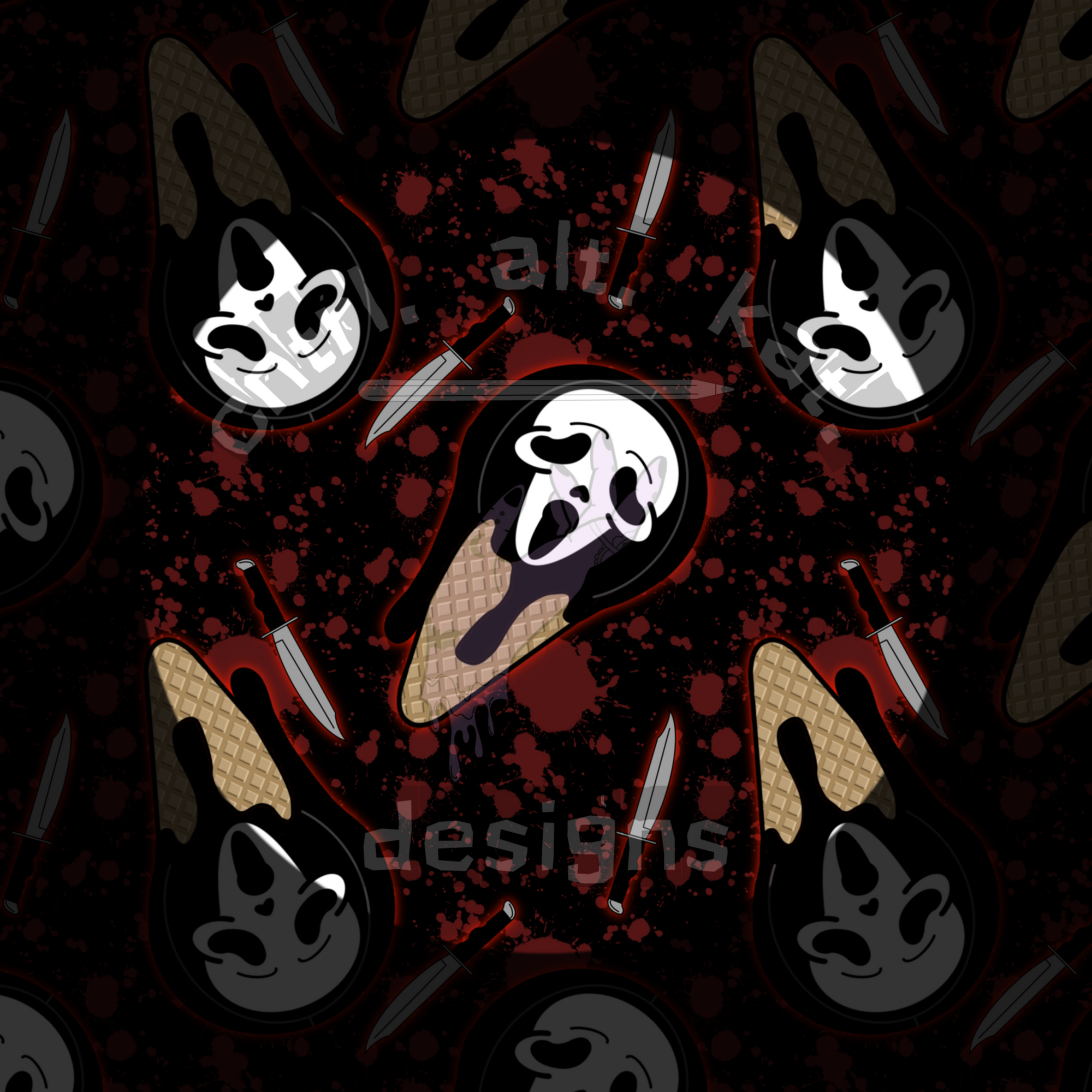 Horror Cones Seamless Files