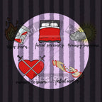 Bookish Coffin Patchwork Seamless Files