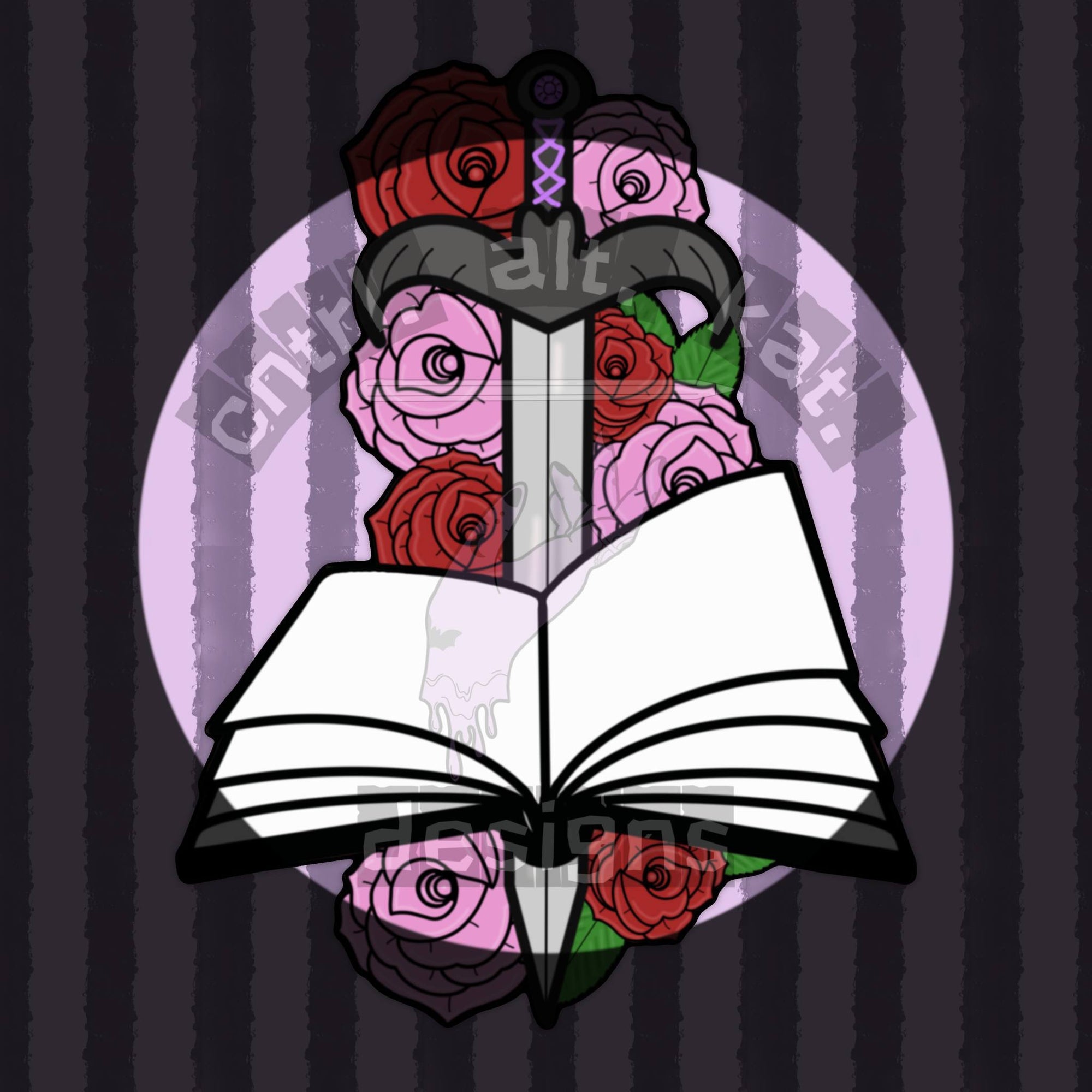 Bookish Coffin Patchwork Seamless Files