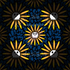 Sunflower Skulls Seamless Files