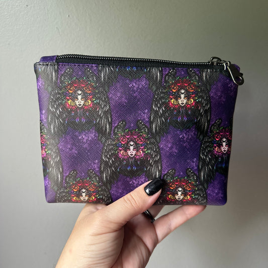 Crow Maiden Small Makeup Bag