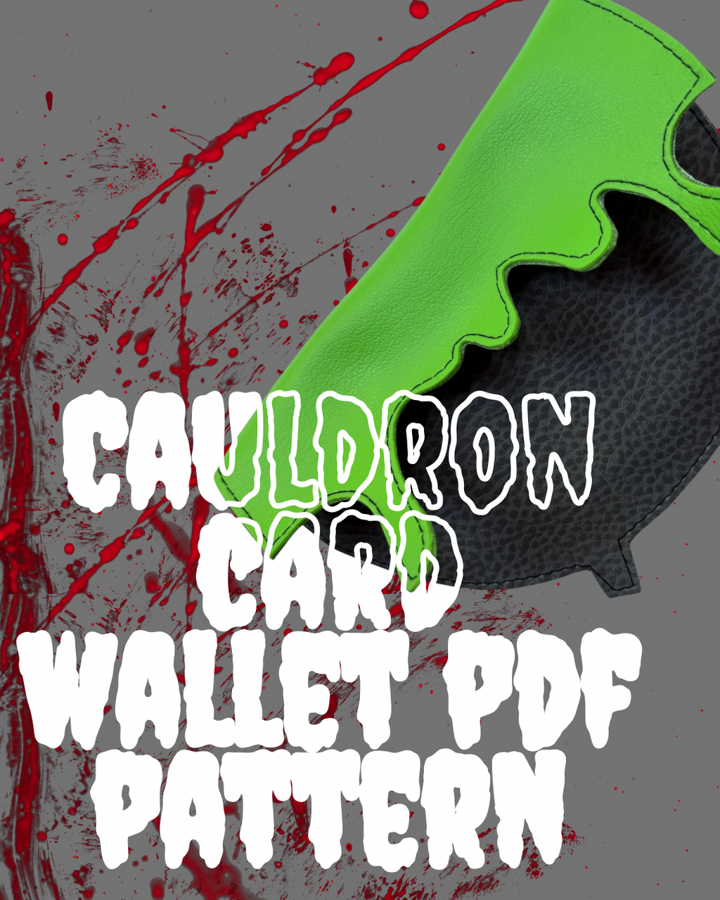 Cauldron Card Wallet PDF Sewing Pattern