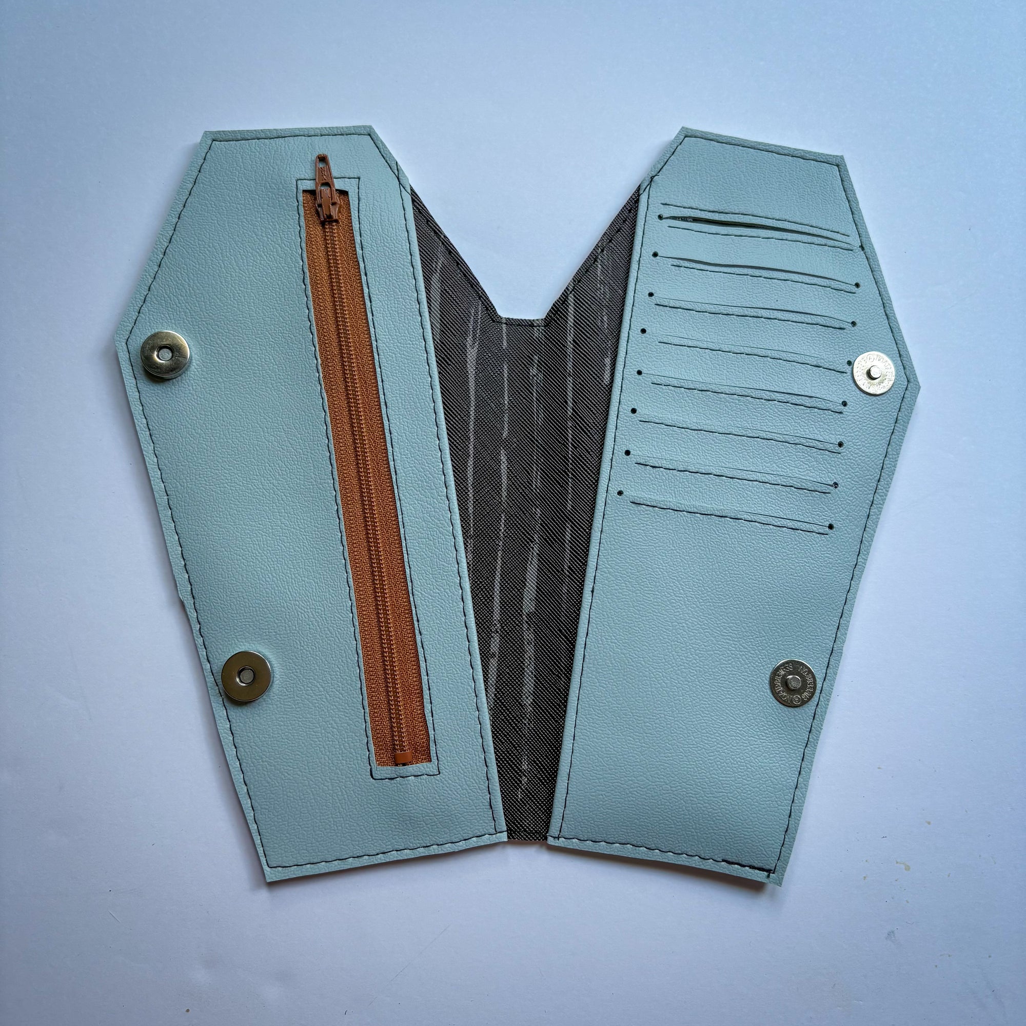 Stained Glass Coffin Wallet