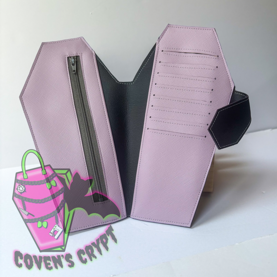 Fall Ferns Coffin Wallet
