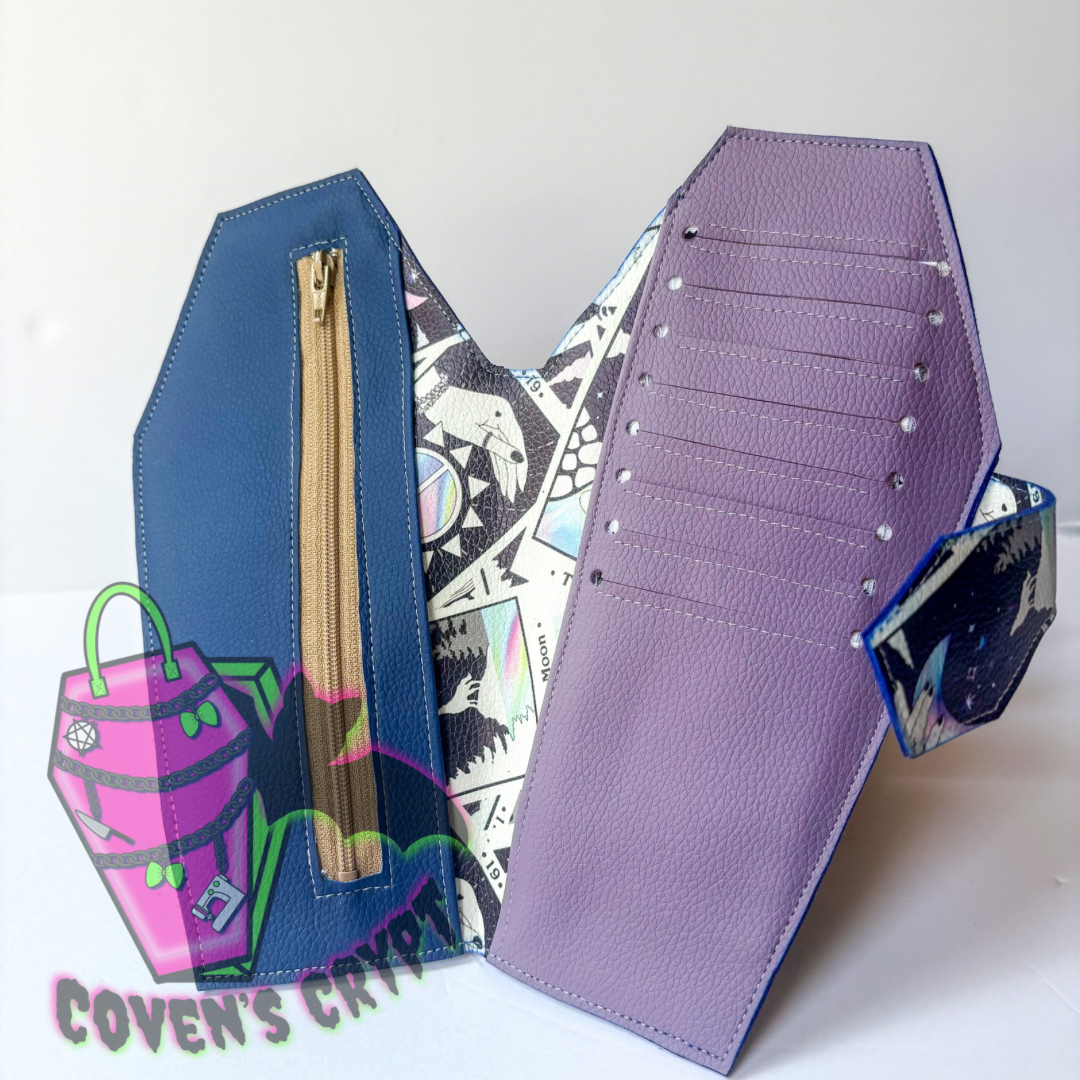 Pastel Tarot Coffin Wallet