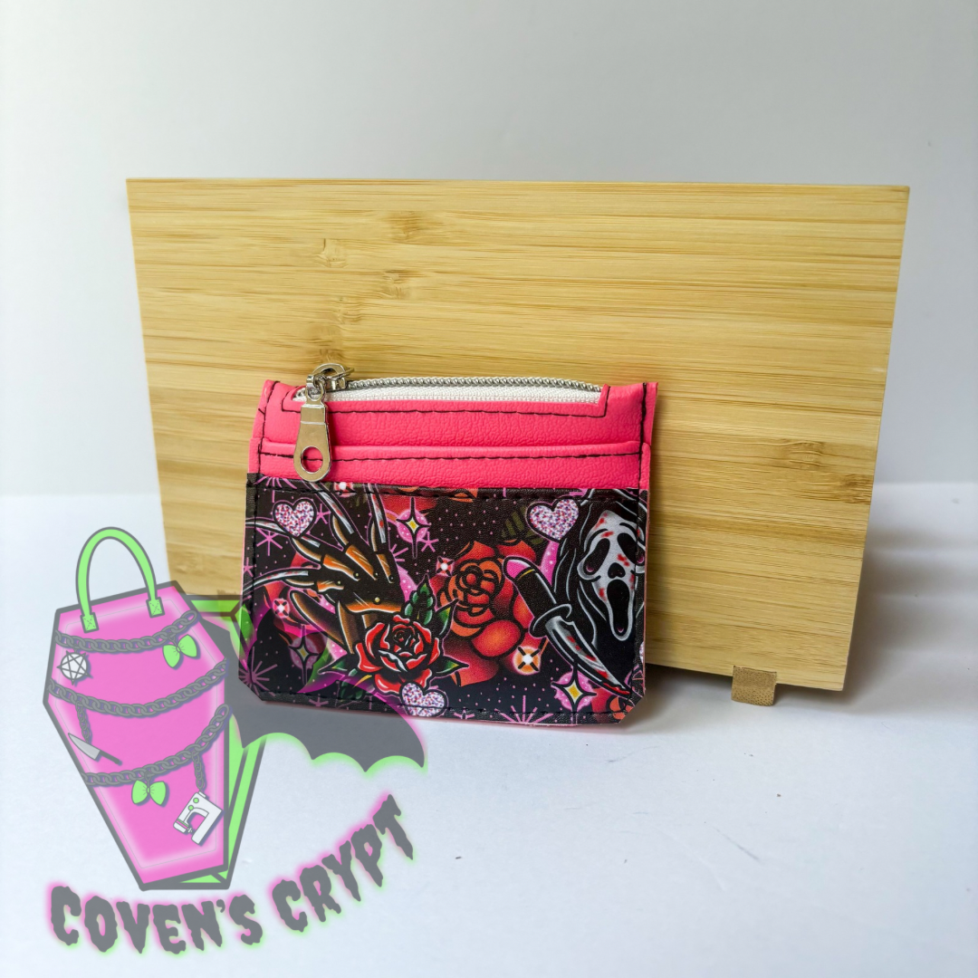 Floral Horror Mini Wallet