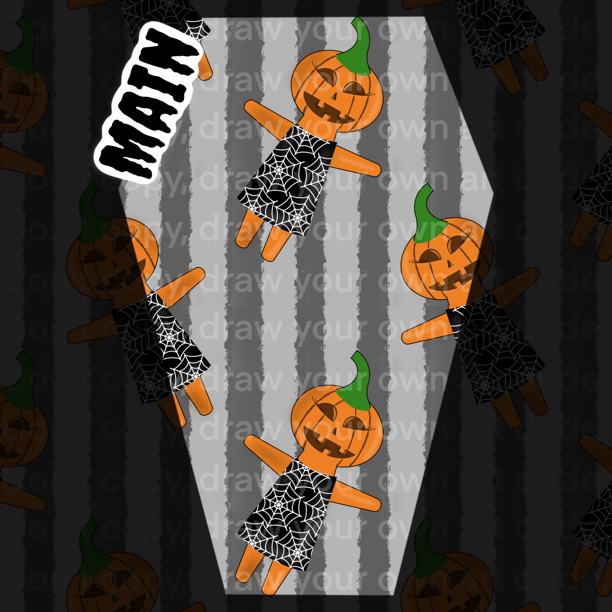 Pumpkin Rag Doll - DRAWLLOWEEN DAY #1