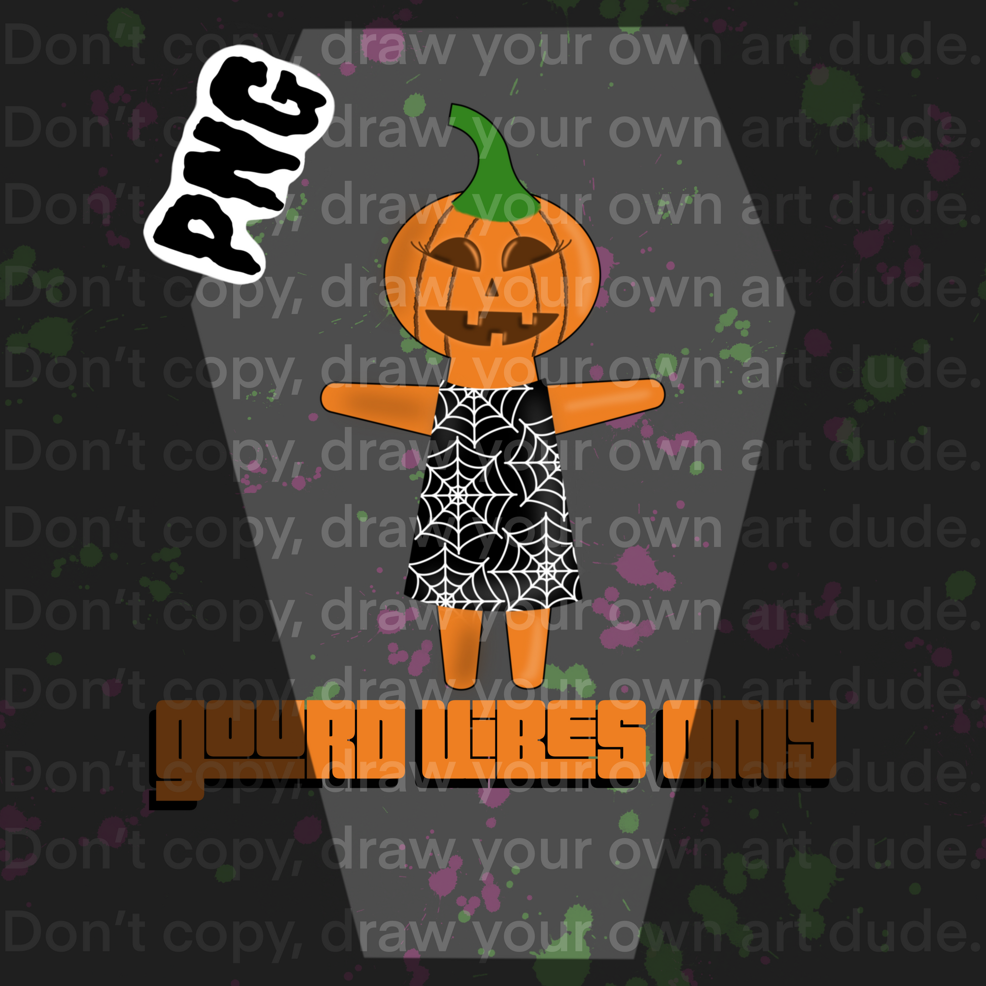Pumpkin Rag Doll - DRAWLLOWEEN DAY #1
