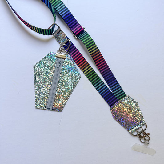 Rainbow Stripes Phone Sling